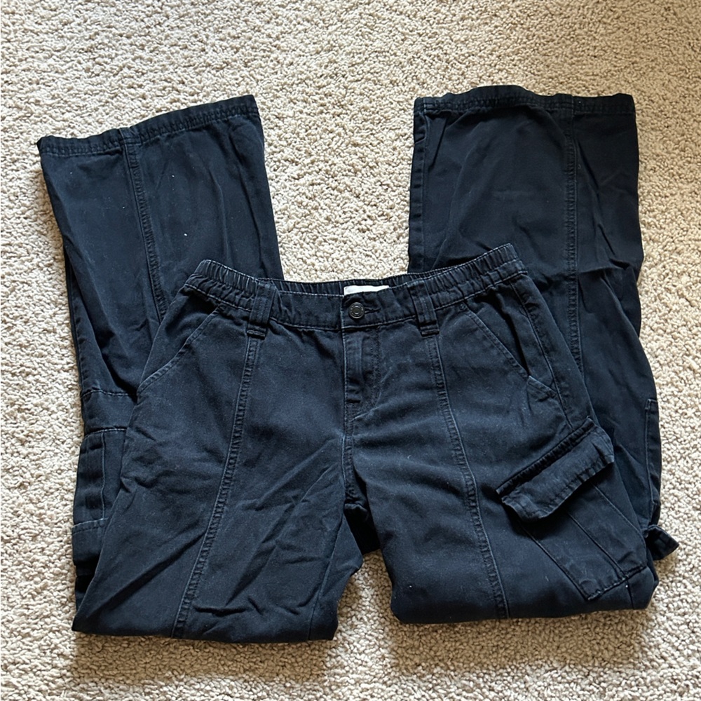 PacSun Black Low Rise Cargo Pants